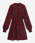 The Kooples - Robe Patineuse En Soie - Rouge - Femme