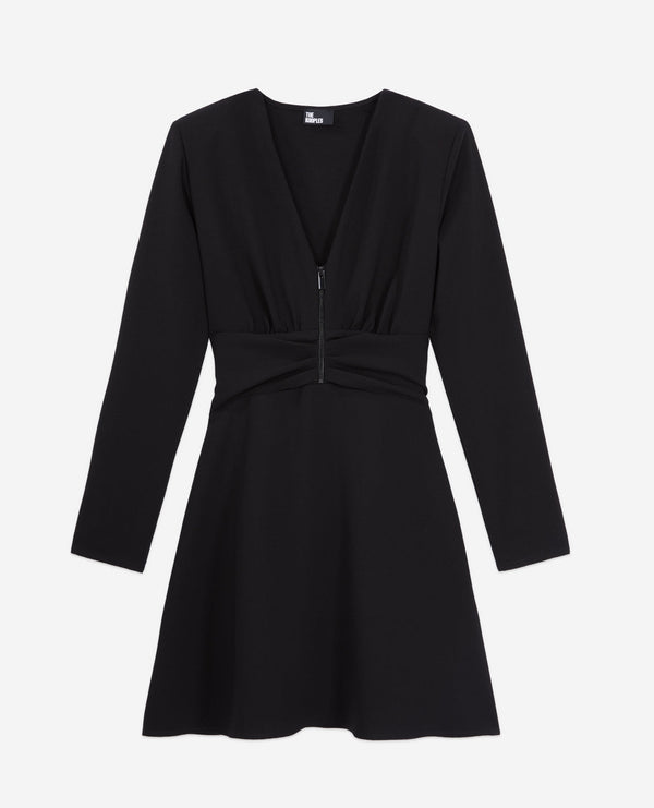 The Kooples - Robe Patineuse - Noir - Femme