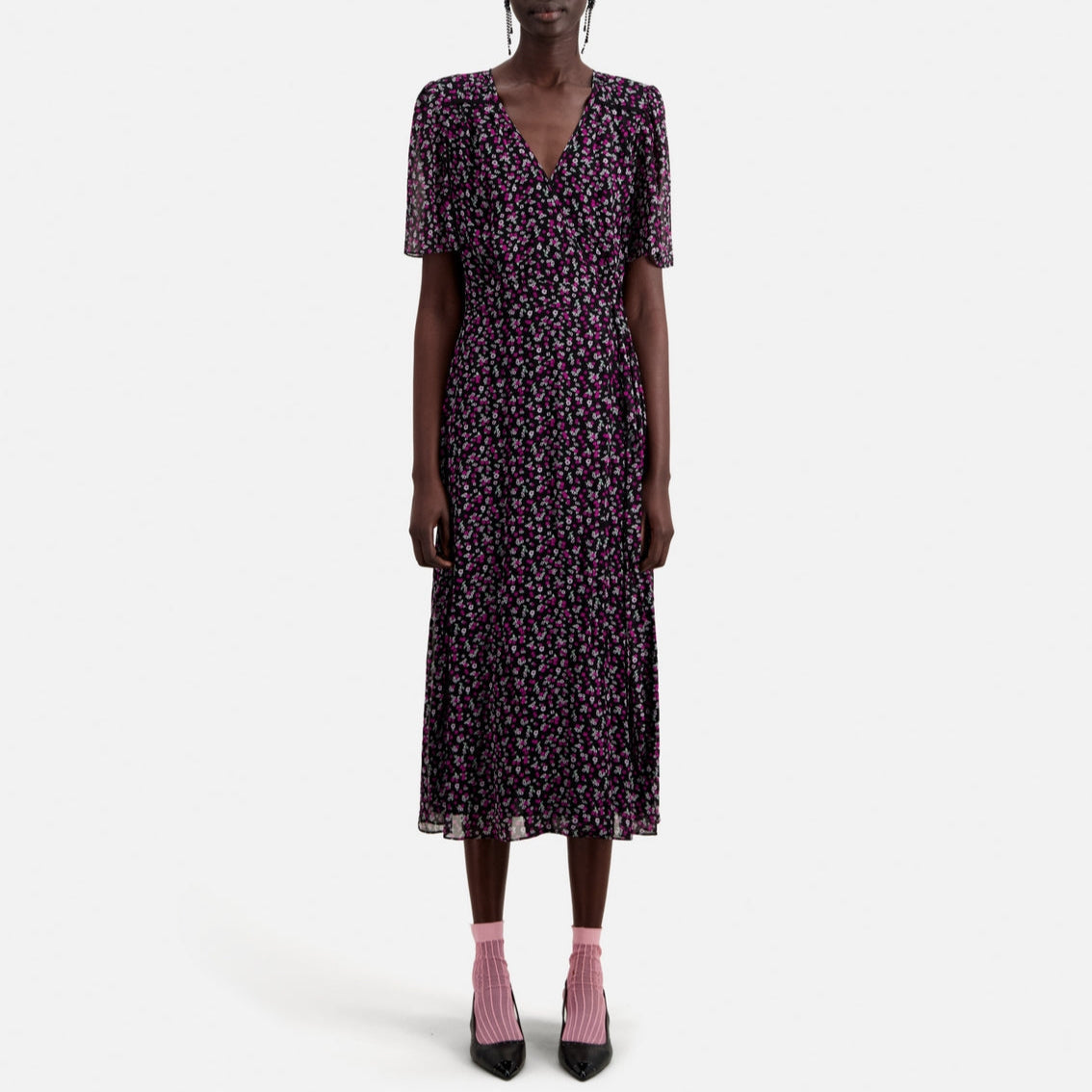 The Kooples - Robe Longue - Noir - Femme