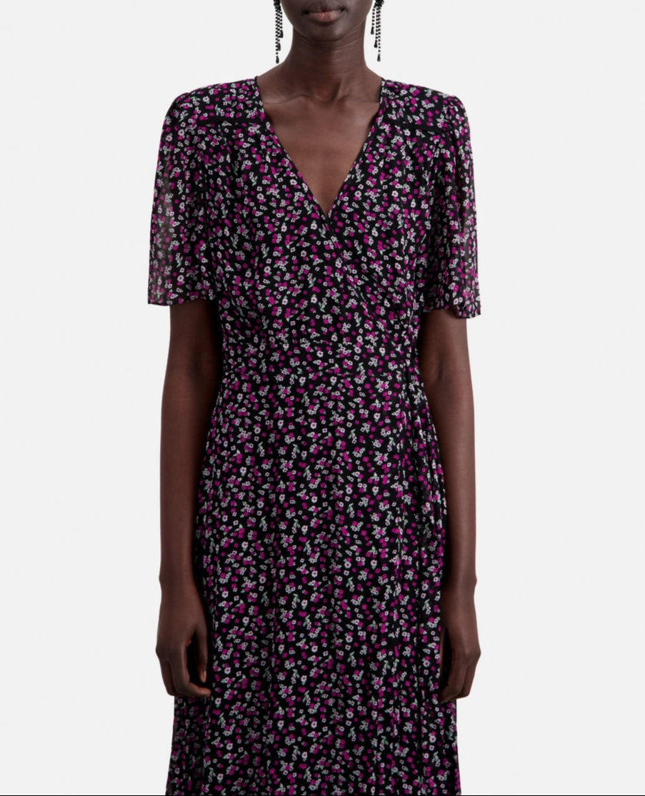 The Kooples - Robe Longue - Noir - Femme