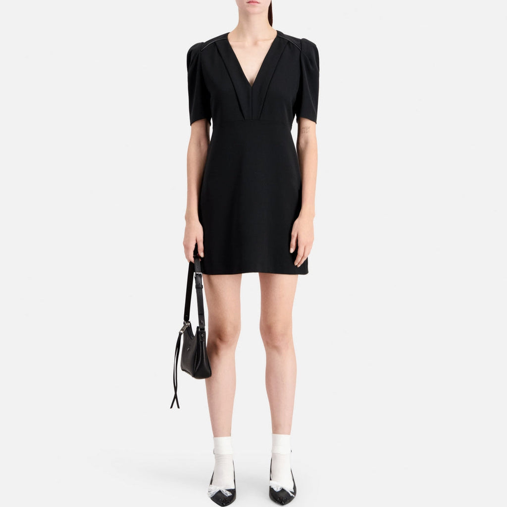 The Kooples - Robe Patineuse - Noir - Femme