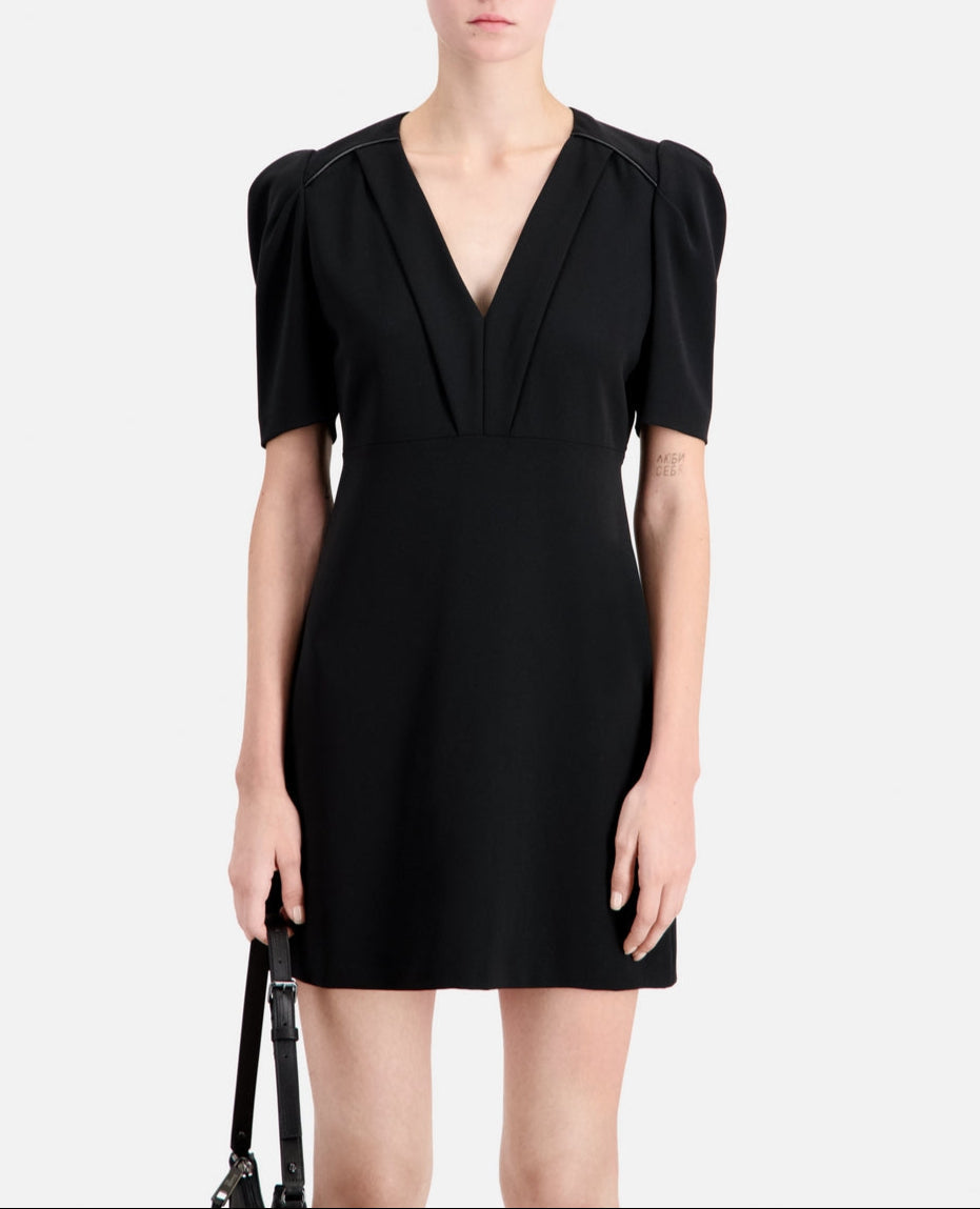 The Kooples - Robe Patineuse - Noir - Femme