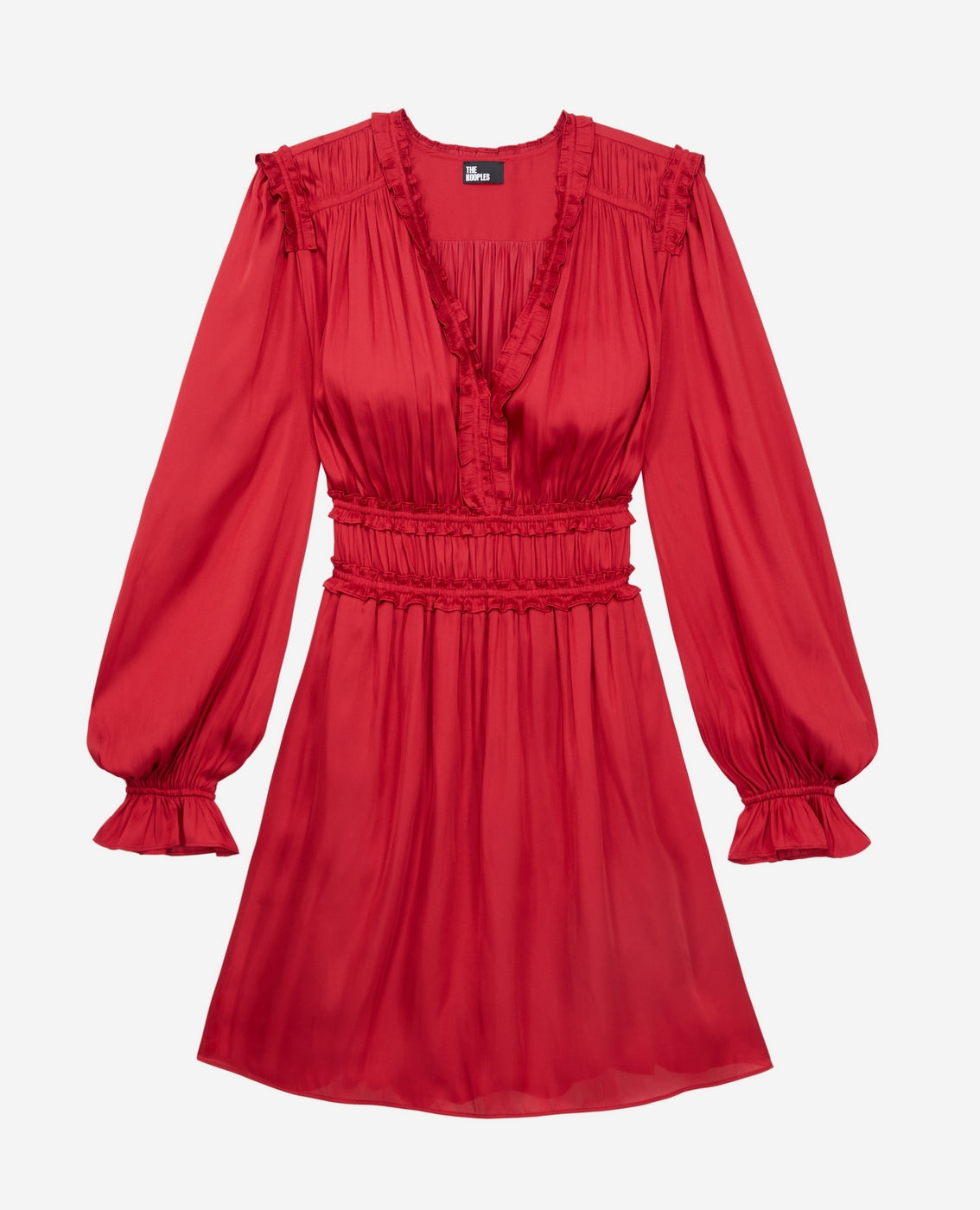 The Kooples - Robe Patineuse - Rouge - Femme