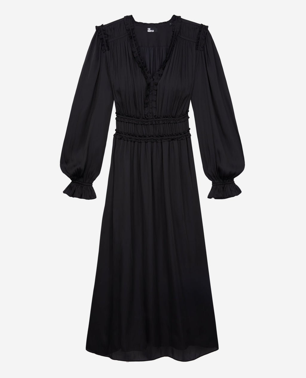 The Kooples - Robe Longue - Noir - Femme