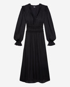 The Kooples - Robe Longue - Noir - Femme