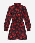 The Kooples - Robe Chemise En Soie - Noir - Femme