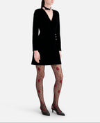 The Kooples - Robe Portefeuille - Noir - Femme