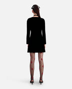 The Kooples - Robe Portefeuille - Noir - Femme