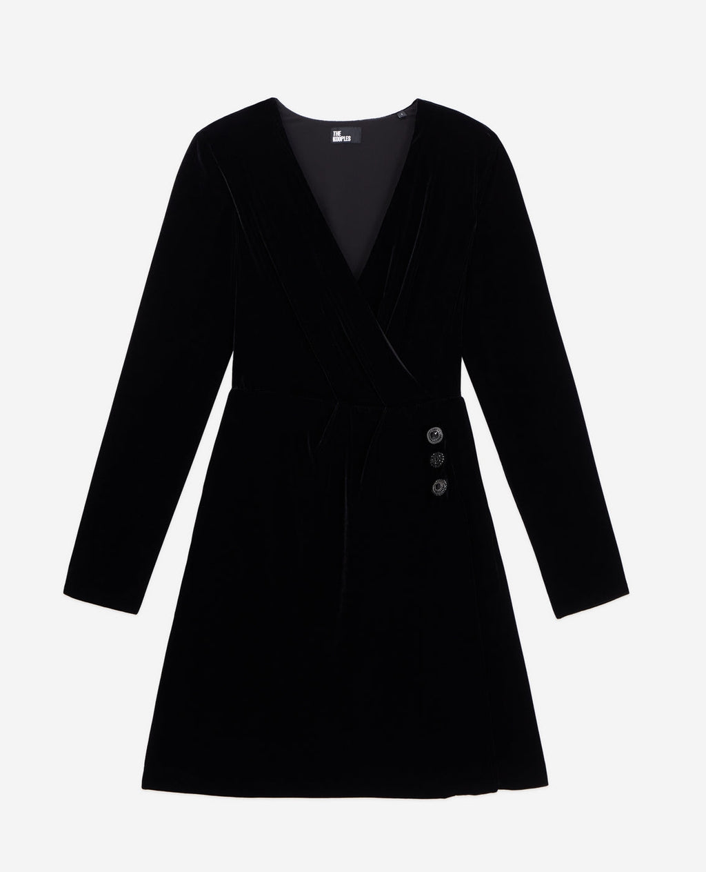The Kooples - Robe Portefeuille - Noir - Femme