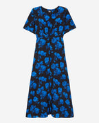 The Kooples - Robe Chemise En Soie - Noir - Femme