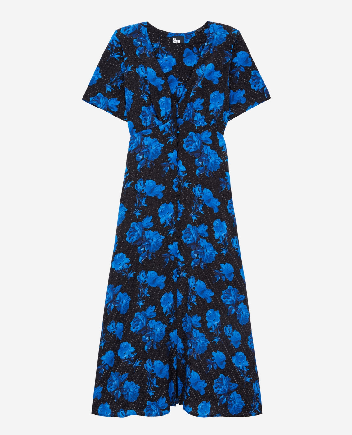 The Kooples - Robe Chemise En Soie - Noir - Femme