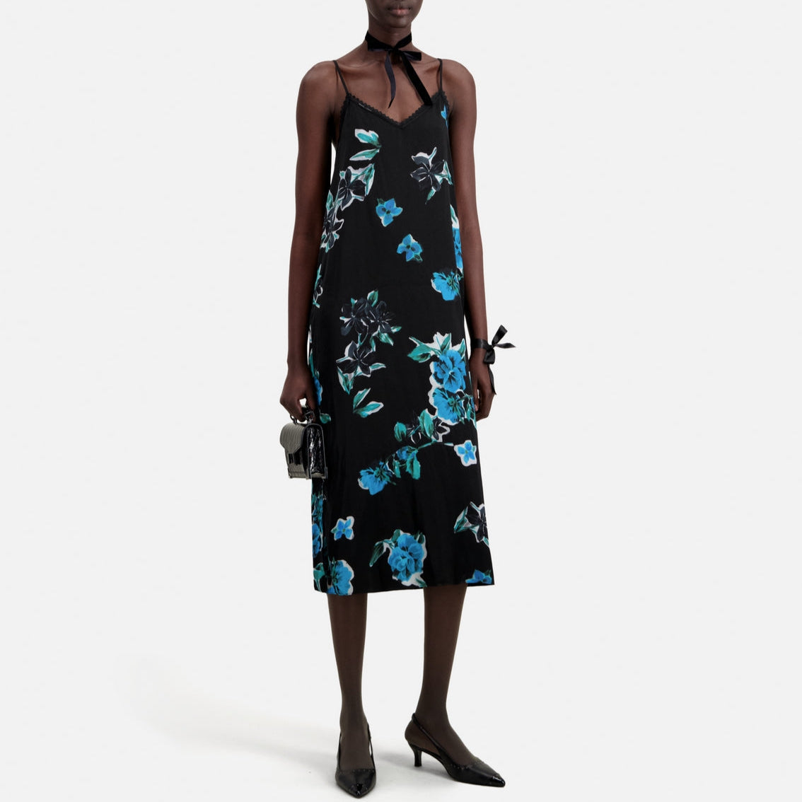 The Kooples - Robe Longue - Noir - Femme
