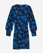 The Kooples - Robe Portefeuille En Soie - Noir - Femme