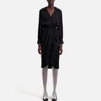 The Kooples - Robe Portefeuille - Noir - Femme
