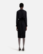 The Kooples - Robe Portefeuille - Noir - Femme