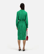 The Kooples - Robe Porte-Feuille Midi En Jacquard - Femme