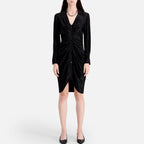 The Kooples - Robe Chemise - Noir - Femme
