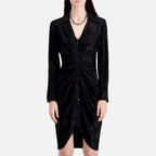 The Kooples - Robe Chemise - Noir - Femme