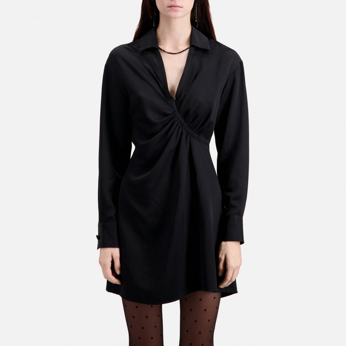 The Kooples - Robe Courte A Manches Longues - Femme