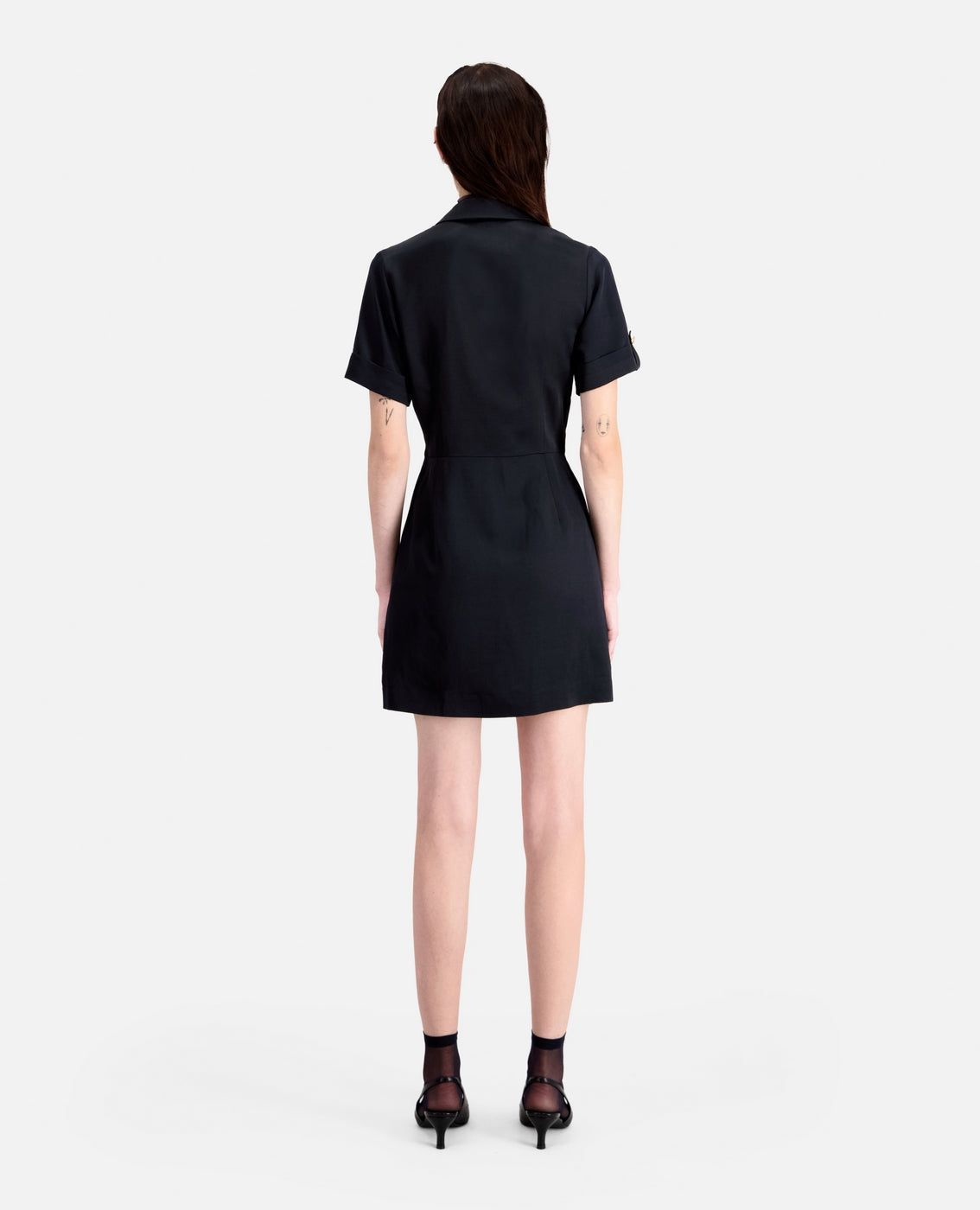 The Kooples - Robe Chemise - Noir - Femme