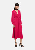 The Kooples - Robe Longue Nouee Manhce Longue
