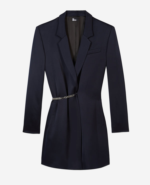 The Kooples - Robe Tailleur Fluide Avec Chaine