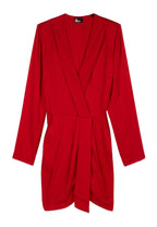 The Kooples - Robe Courte A Manches Longues Avec Zips Fantaisies