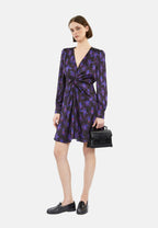 The Kooples - Robe Courte Nouee Manches Longues