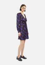 The Kooples - Robe Courte Nouee Manches Longues