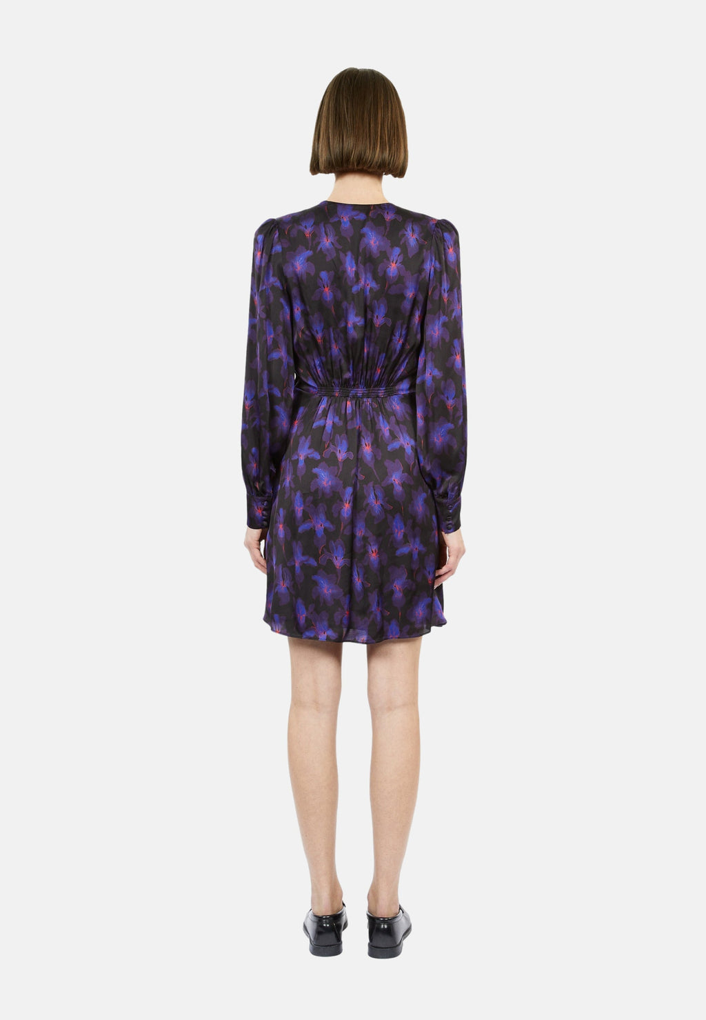 The Kooples - Robe Courte Nouee Manches Longues