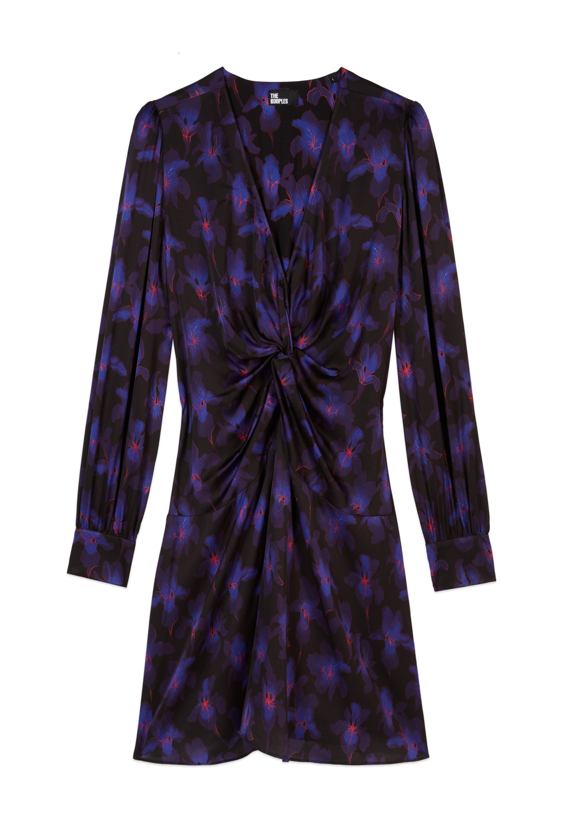 The Kooples - Robe Courte Nouee Manches Longues