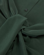 The Kooples - Robe Chemise Manches Longues En Soie Lavee Nouee