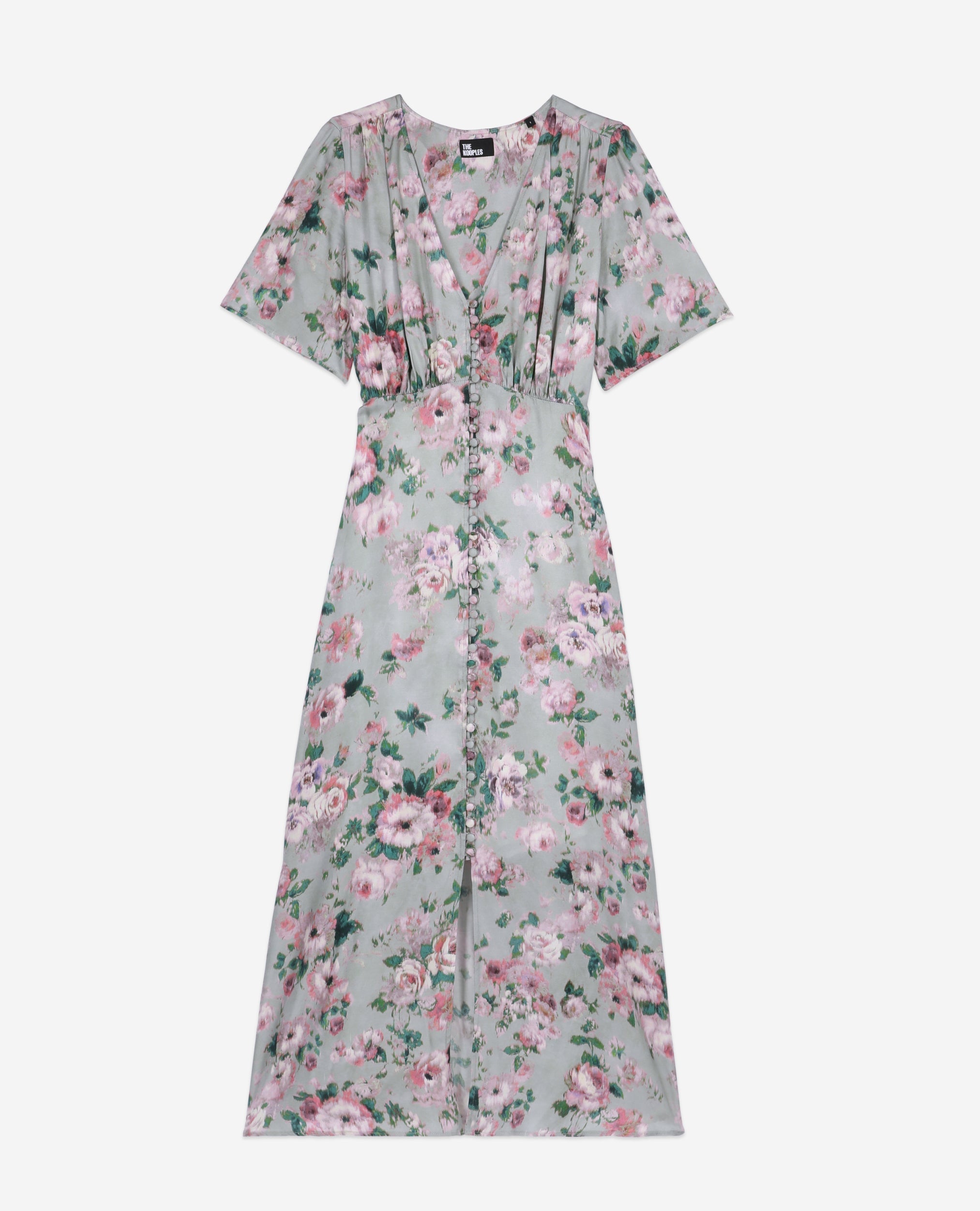 The Kooples - Robe Longue A Manches Courtes