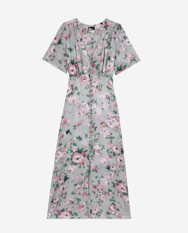 The Kooples - Robe Longue A Manches Courtes