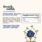 French Mush compléments alimentaires à base d'extraits de champignons médicinaux biologiques fabriqués en France Duo Maïtake Pleurote Bio - gélules -