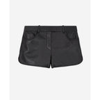The Kooples - Short En Cuir D’Agneau - Noir - Femme