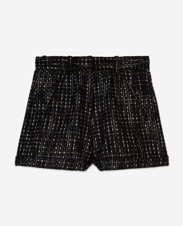 The Kooples - Short Taille Haute En Tweed