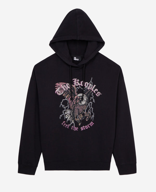 The Kooples - Sweatshirt Avec Print Eagle Storm - Femme
