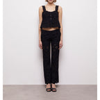 The Kooples - Crop Top - Noir - Femme