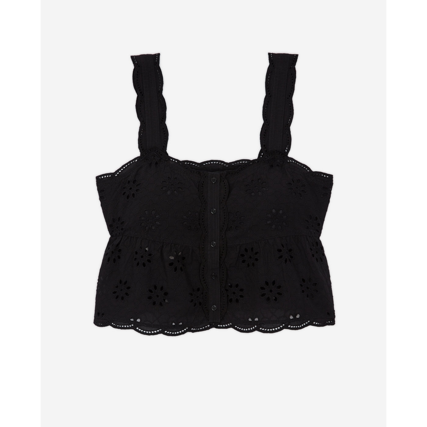 The Kooples - Crop Top - Noir - Femme