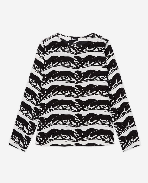 The Kooples - Blouse - Noir Et Blanc - Femme