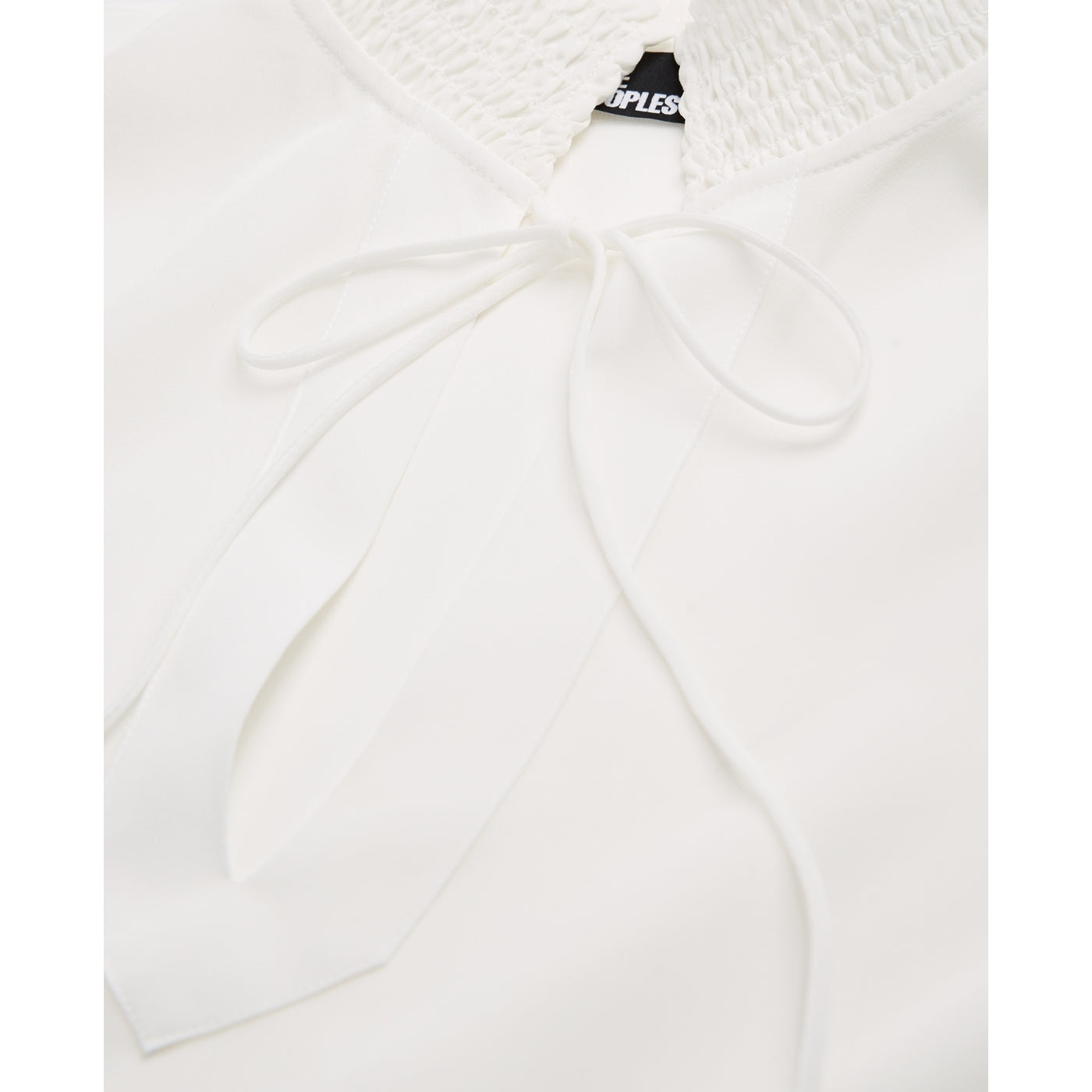 Blouse En Soie - Blanc - Femme