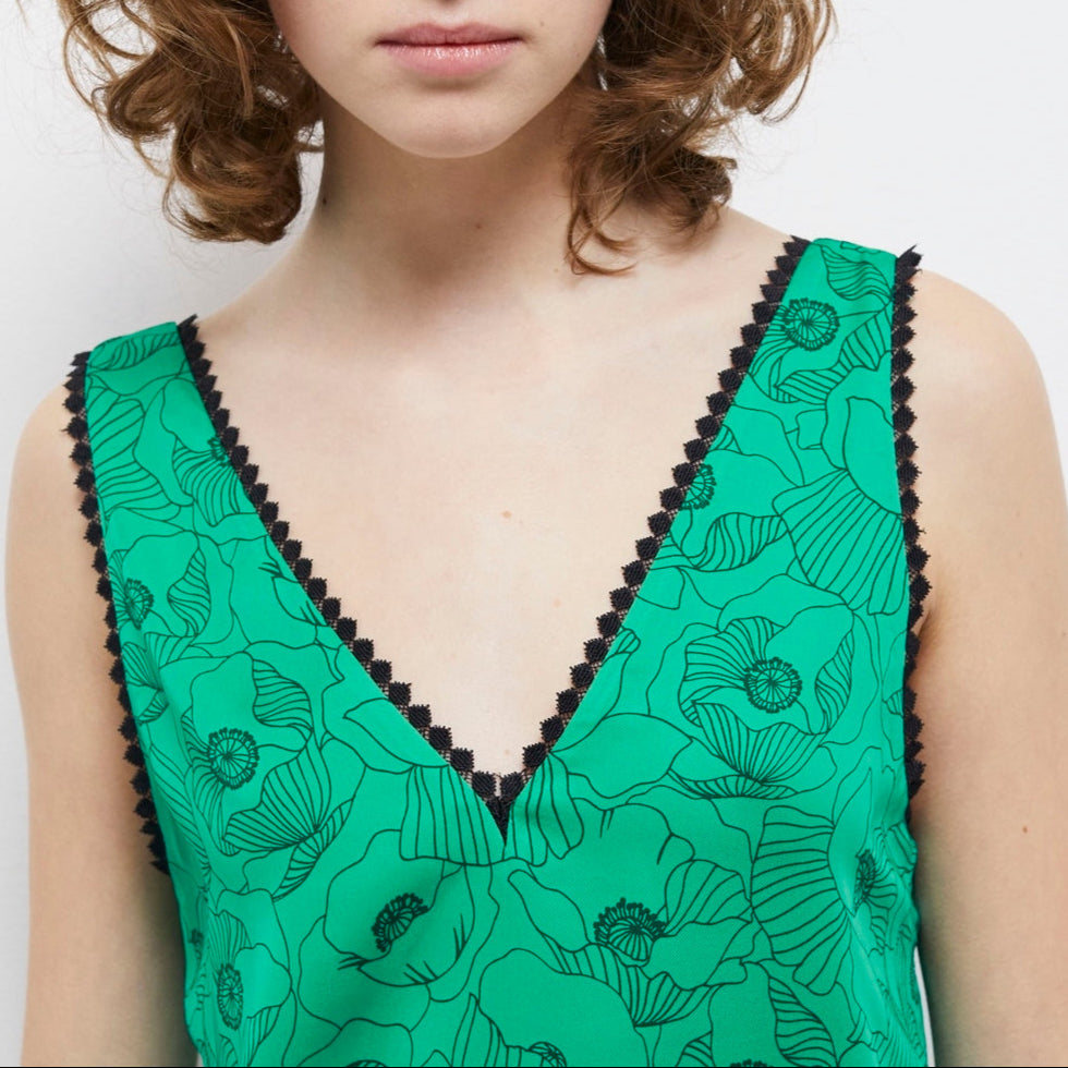 The Kooples - Top - Vert - Femme