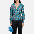 The Kooples - Blouse - Bleu - Femme