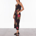 The Kooples - Caraco En Soie - Noir - Femme