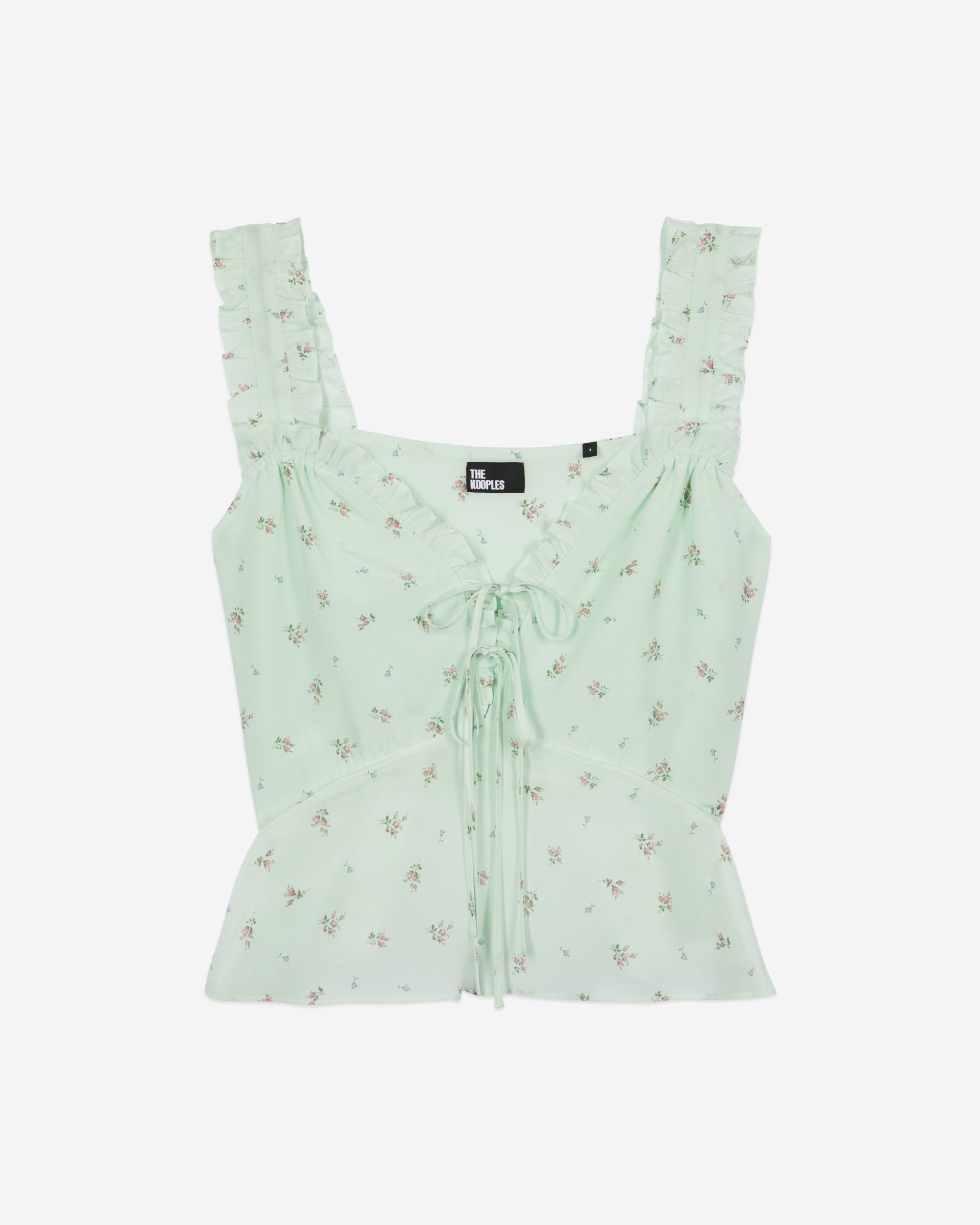 The Kooples - Top A Bretelles Et Volants