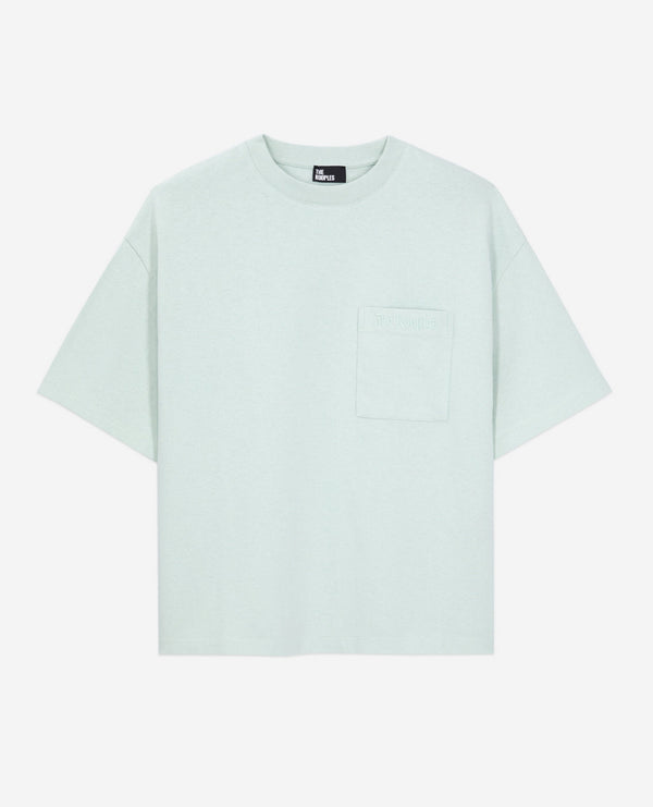 The Kooples - T-Shirt Cropped A Poche Poitrine - Femme