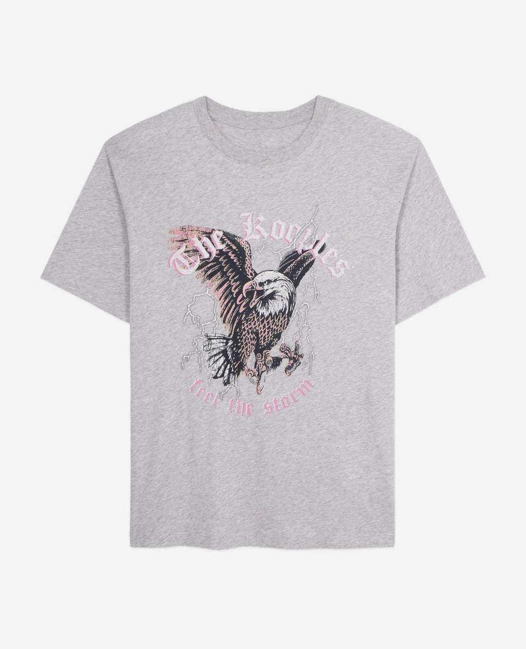 The Kooples - T-Shirt Manches Courtes Avec Print Eagle Storm - Femme