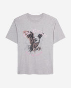 The Kooples - T-Shirt Manches Courtes Avec Print Eagle Storm - Femme