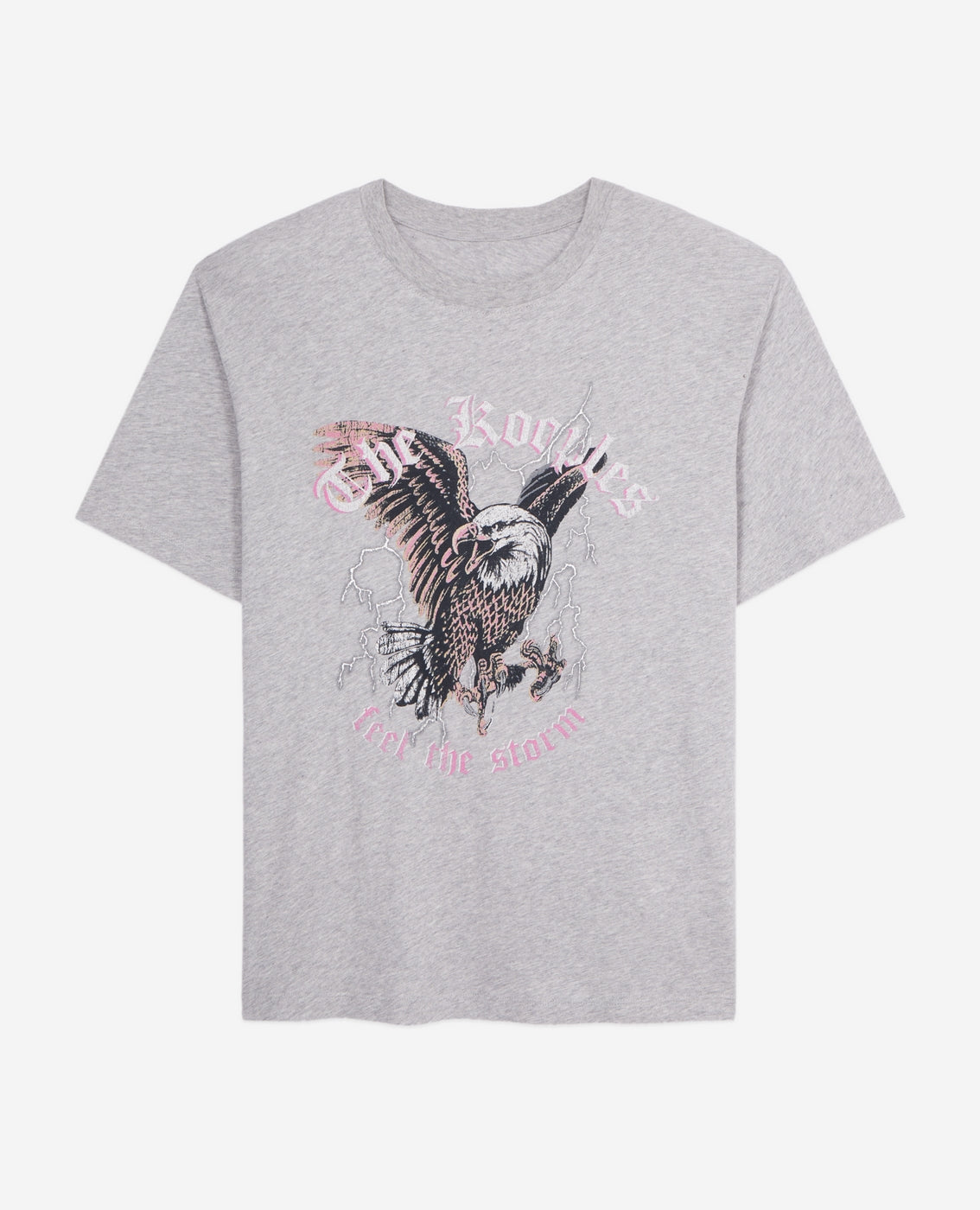The Kooples - T-Shirt Manches Courtes Avec Print Eagle Storm - Femme